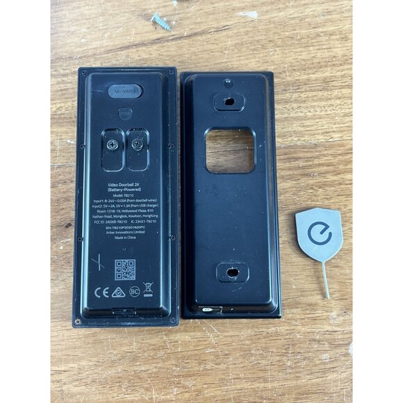 Eufy Wireless Video Doorbell 2K Security Camera T8210 + Home Base T8010 + T8410X - Picture 14 of 16